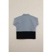 Popelin Blue Two Tone Shirt