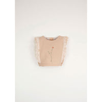 Popelin Rosa Embroidered Top
