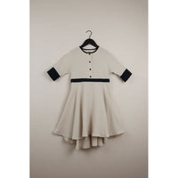 Popelin Beige Cape Dress