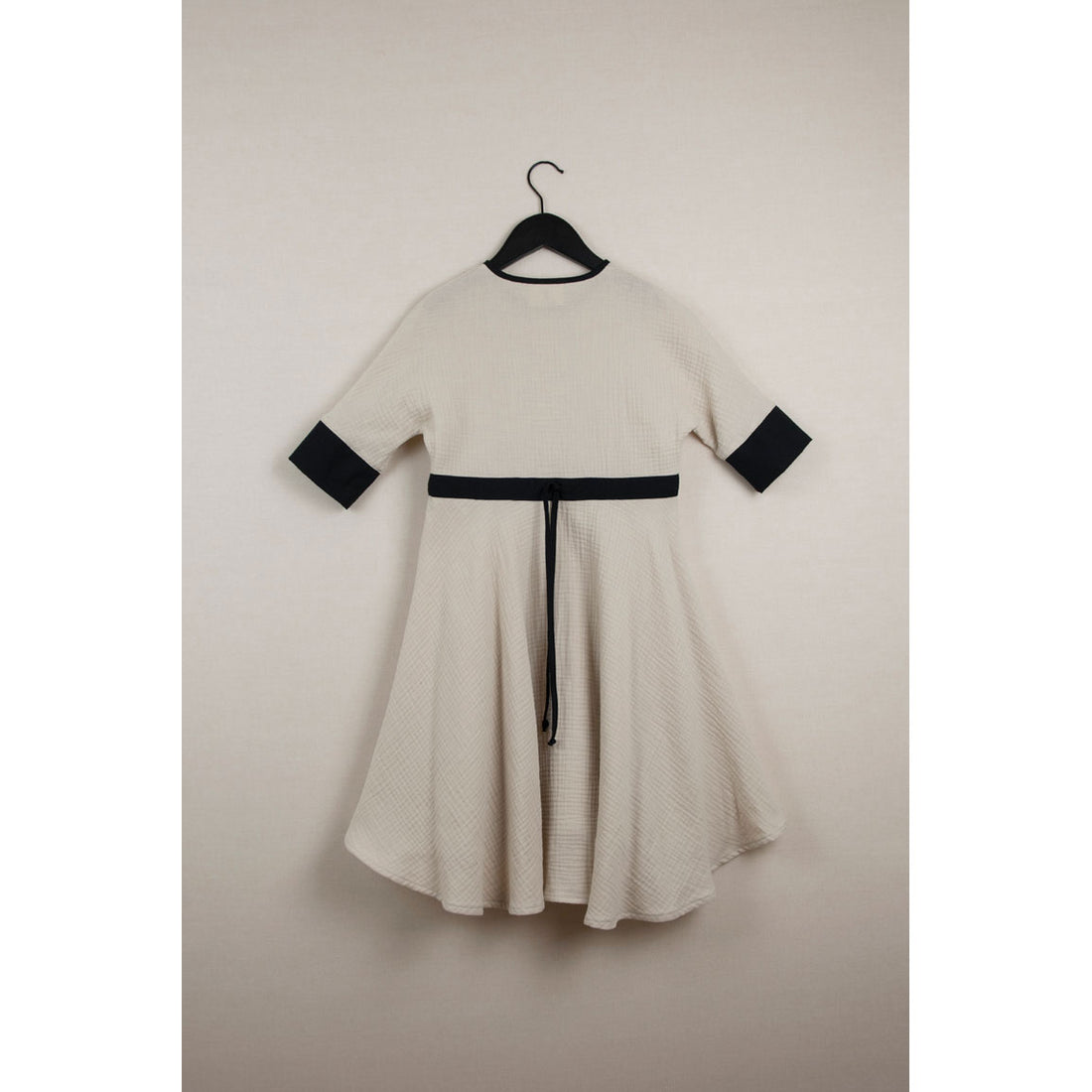 Popelin Beige Cape Dress