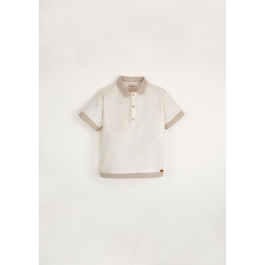 Popelin Off-White Shirt