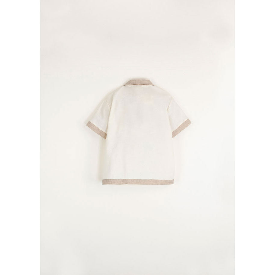 Popelin Off-White Shirt