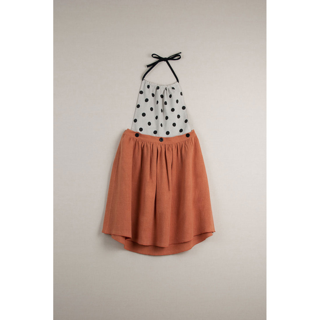 Popelin Orange Reversible Dress