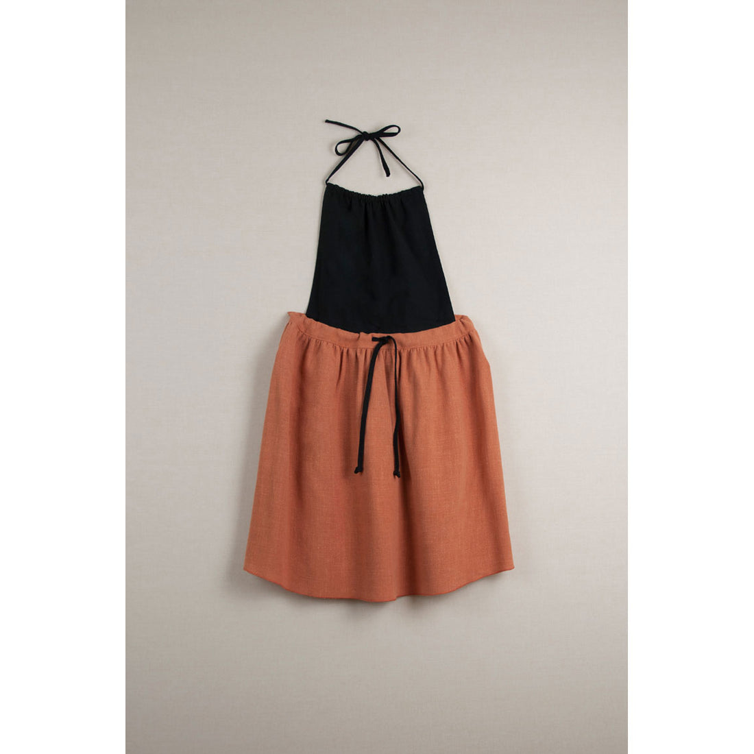 Popelin Orange Reversible Dress
