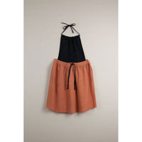 Popelin Orange Reversible Dress