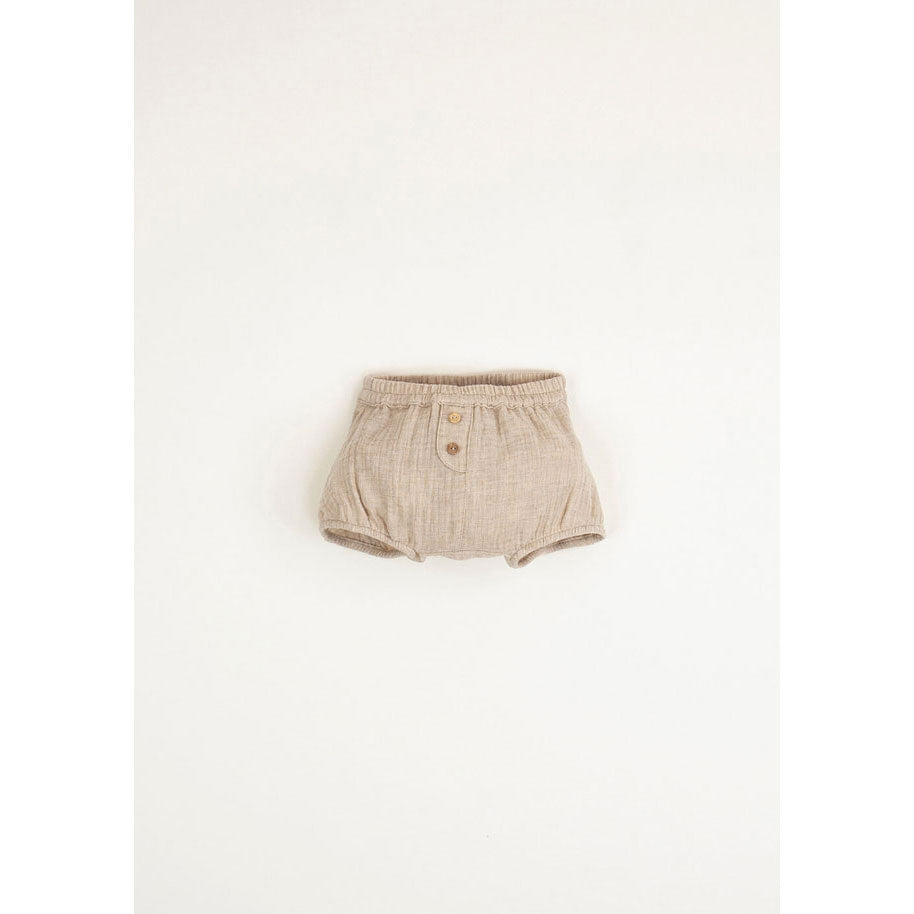 Popelin Sand Culotte With Placket