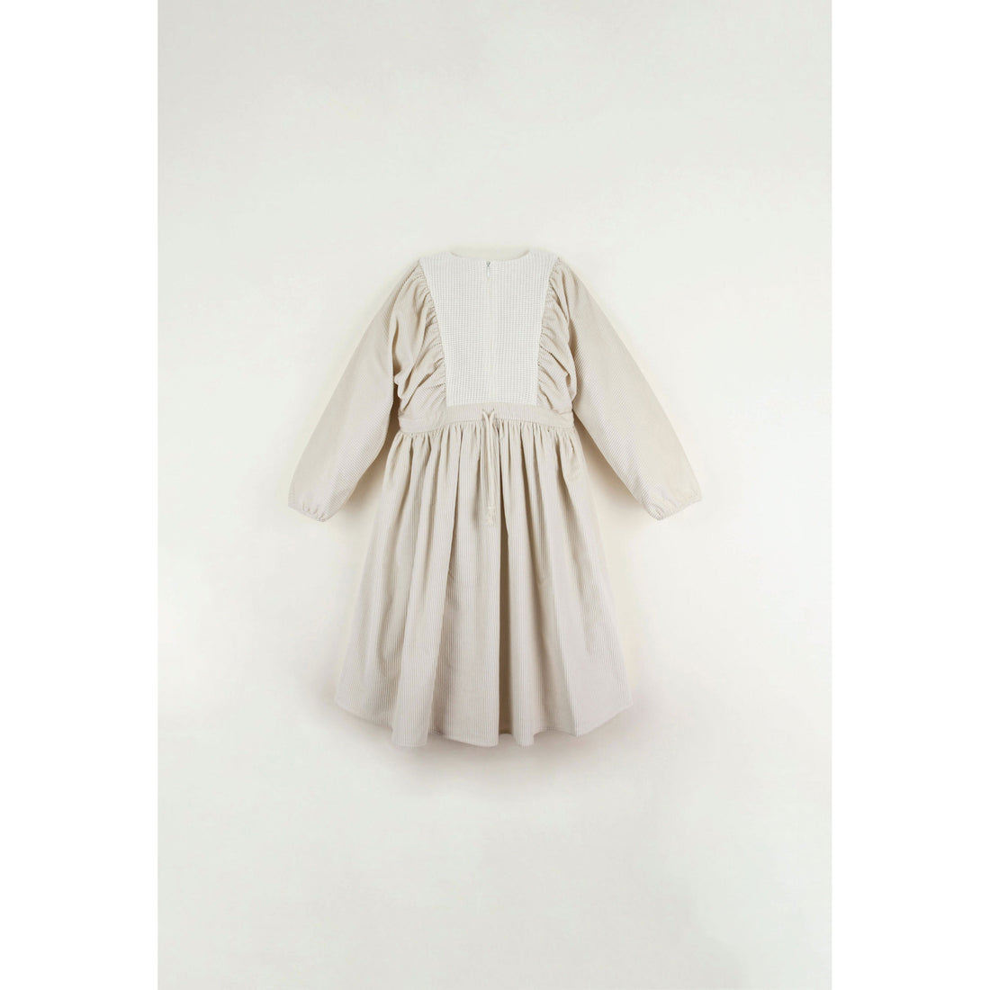 Popelin Off White Yoke Dress