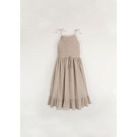 Popelin Sand Dress With Straps