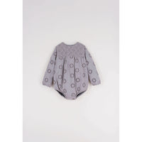Popelin Grey Swiss Emroidery Romper