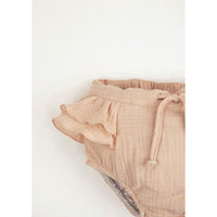 Popelin Pink Culotte With Frills