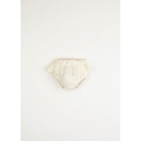 Popelin Off-White Culotte With Frills