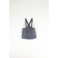 Popelin Grey Crossover Strap Dungarees