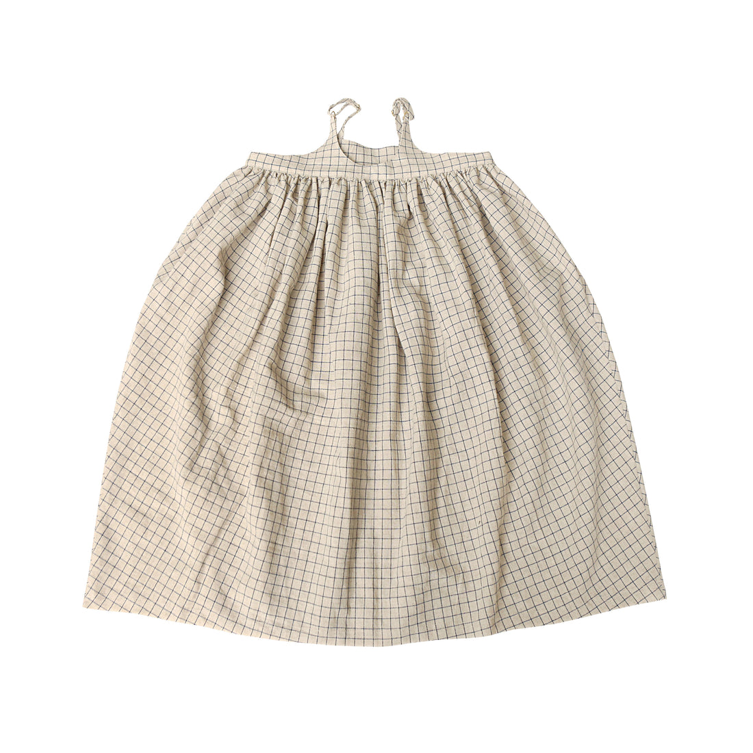 Tambere Beige Check Sundress