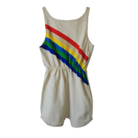 Bandy Button Rainbow Romper