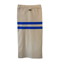Bandy Button Grey Stripe Legging Skirt