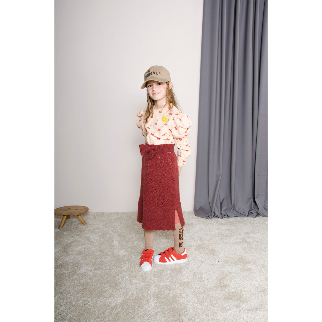 The Animals Observatory Red Apple Skirt - Ladida