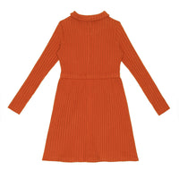 Little Hedonist Cinnamon Stick Fancy Tatum Collar Dress