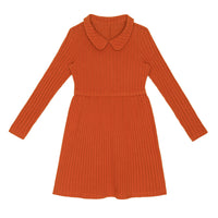 Little Hedonist Cinnamon Stick Fancy Tatum Collar Dress