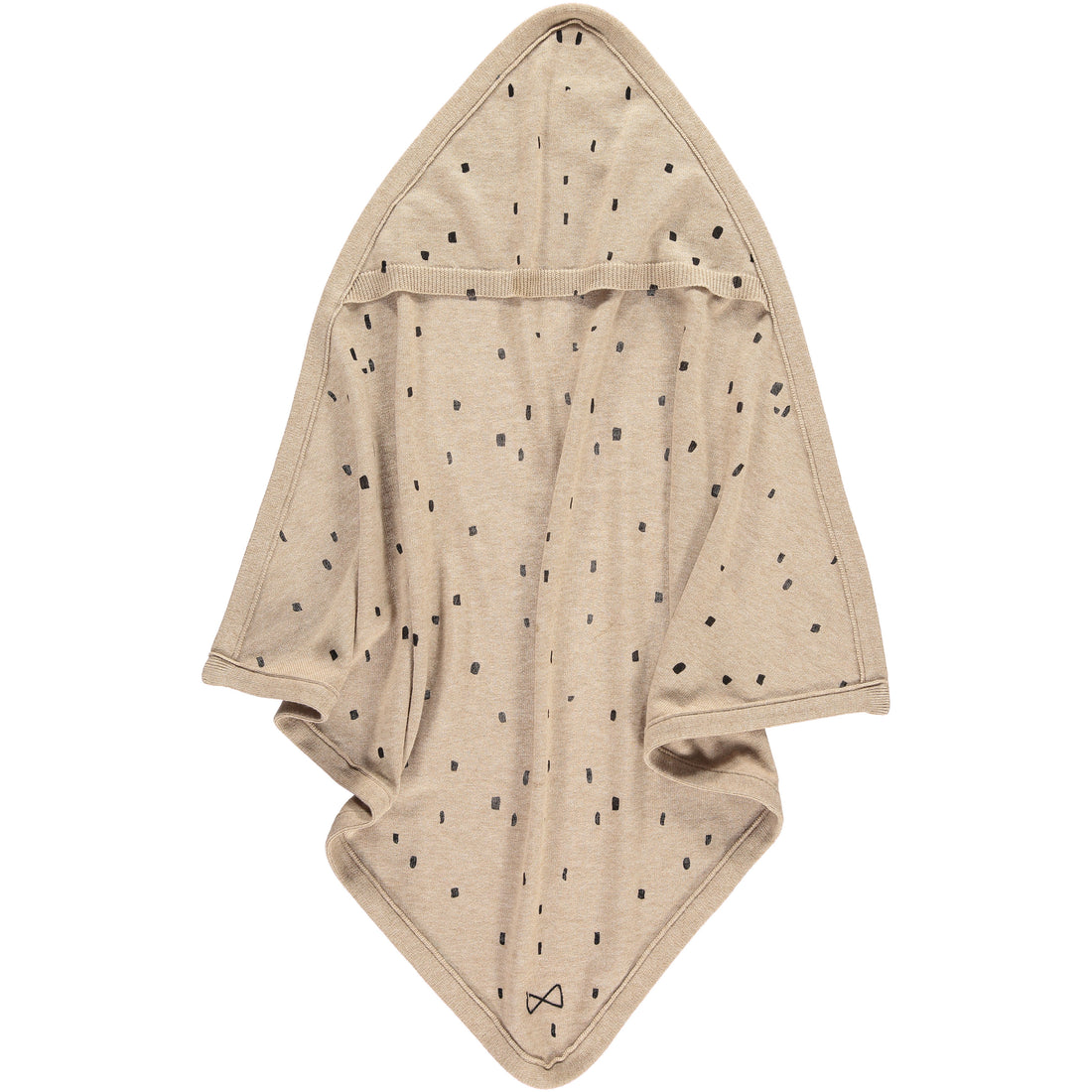 Mini Sibling Oatmeal Confetti Knit Blanket