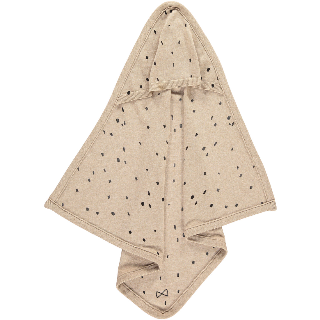 Mini Sibling Oatmeal Confetti Knit Blanket