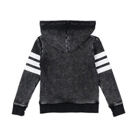 Rock Your Baby Black Wash Stripe Hoodie