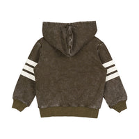 Rock Your Baby Khaki Wash Stripe Hoodie
