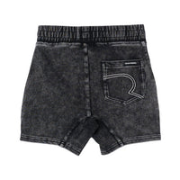 Rock Your Baby Black Wash Stripe Shorts