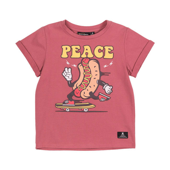Rock Your Baby Peace Dawg Short Sleeve T-Shirt