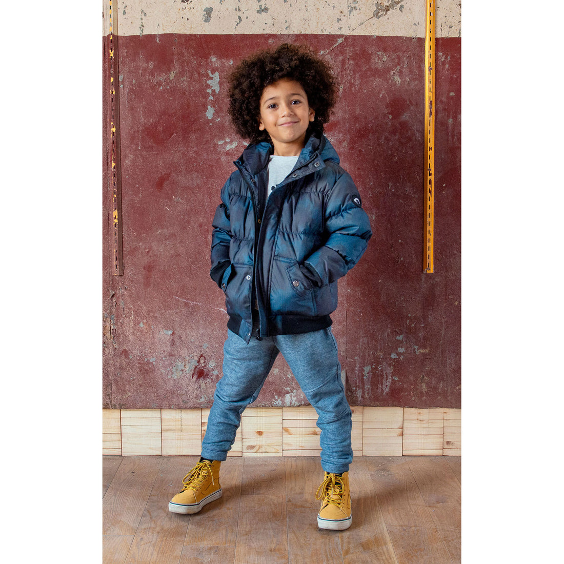 Appaman Teal Cloud Puffy Coat