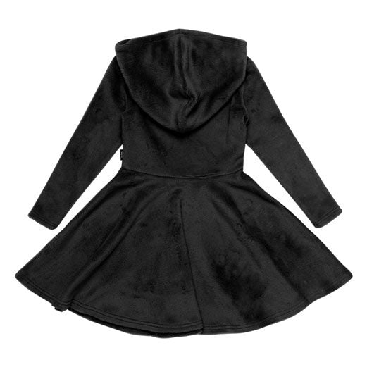 Rock Your Baby Black Hooded Waisted Dress