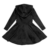 Rock Your Baby Black Hooded Waisted Dress