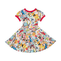 Rock Your Baby Decoupage Waisted Dress