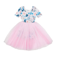 Rock Your Baby Floral Unicorn Flounce Dress