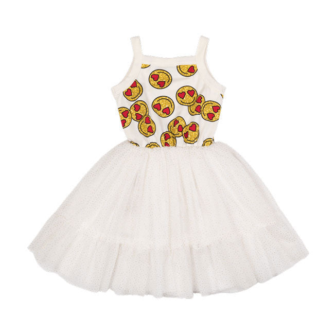 Rock Your Baby Emoji Flounce Dress