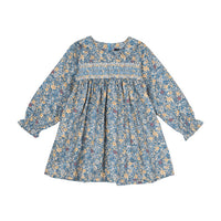 Rock Your Baby Blue Floral Smock Dress