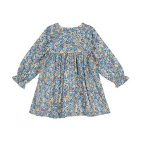 Rock Your Baby Blue Floral Smock Dress
