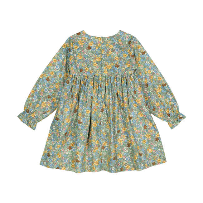 Rock Your Baby Green Floral Smock Dress