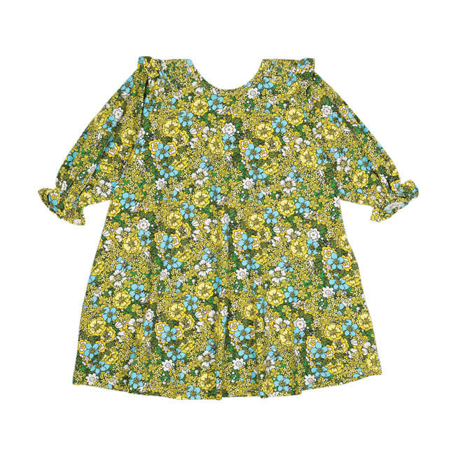 Rock Your Baby Yellow Ditsy Floral Dress 6