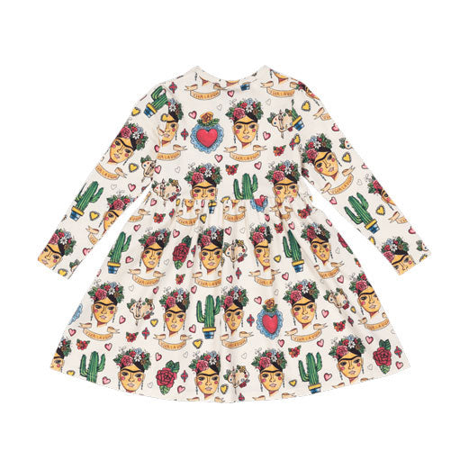 Rock Your Baby Floral Viva La Vida Long Sleeve Dress