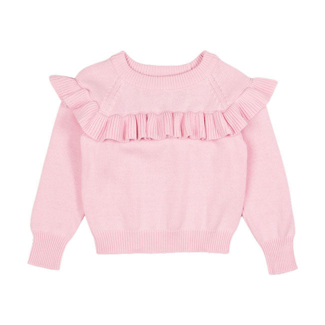 Rock Your Baby Light Pink Frill Knit
