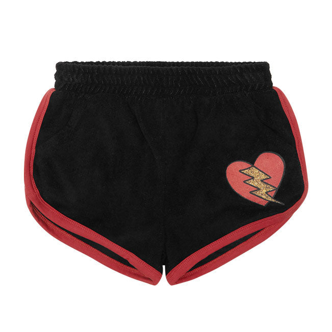 Rock Your Baby Electric Heart Farrah Shorts