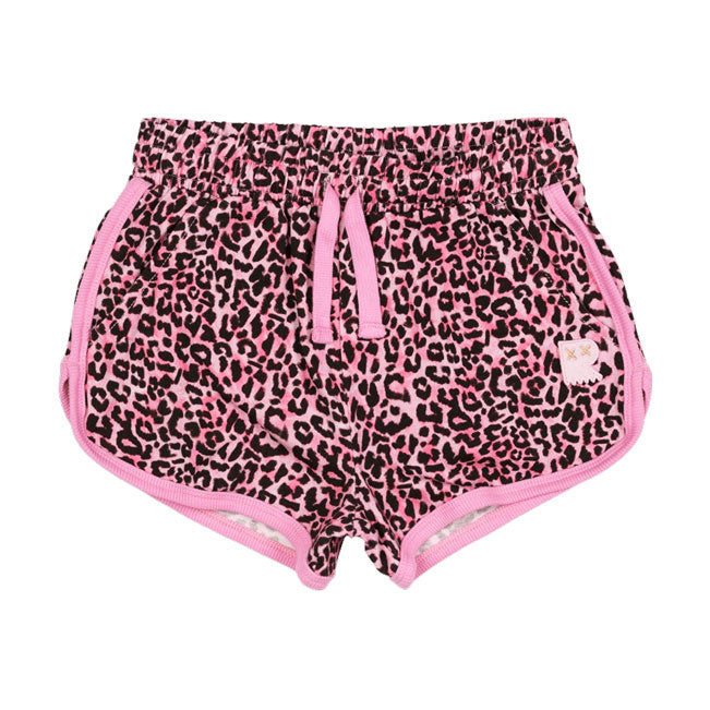 Rock Your Baby Pink Leopard Farrah Shorts