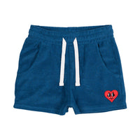Rock Your Baby Blue Happy Hearts Shorts