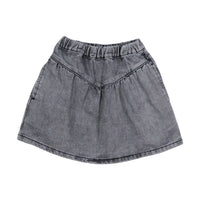 Rock Your Baby Washed Black Denim Yoke Skirt