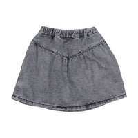 Rock Your Baby Washed Black Denim Yoke Skirt