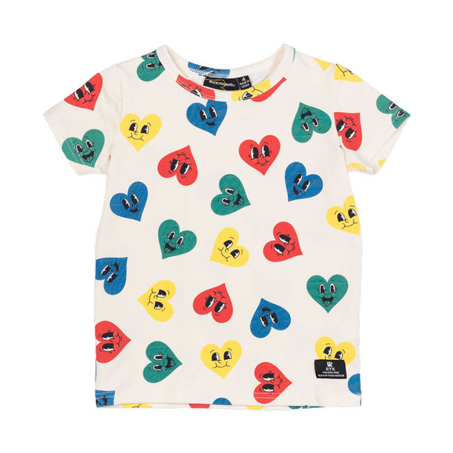 Rock Your Baby Happy Hearts T-Shirt