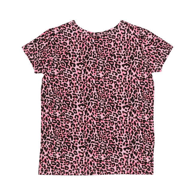 Rock Your Baby Pink Leopard Short Sleeve T-Shirt