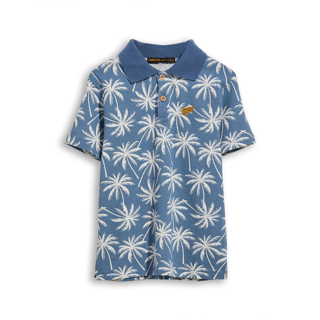 Finger in the Nose Stone Blue Palms Tommy Polo