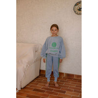 We are Kids Azzurro + Print Tempo Tony Sweatshirt