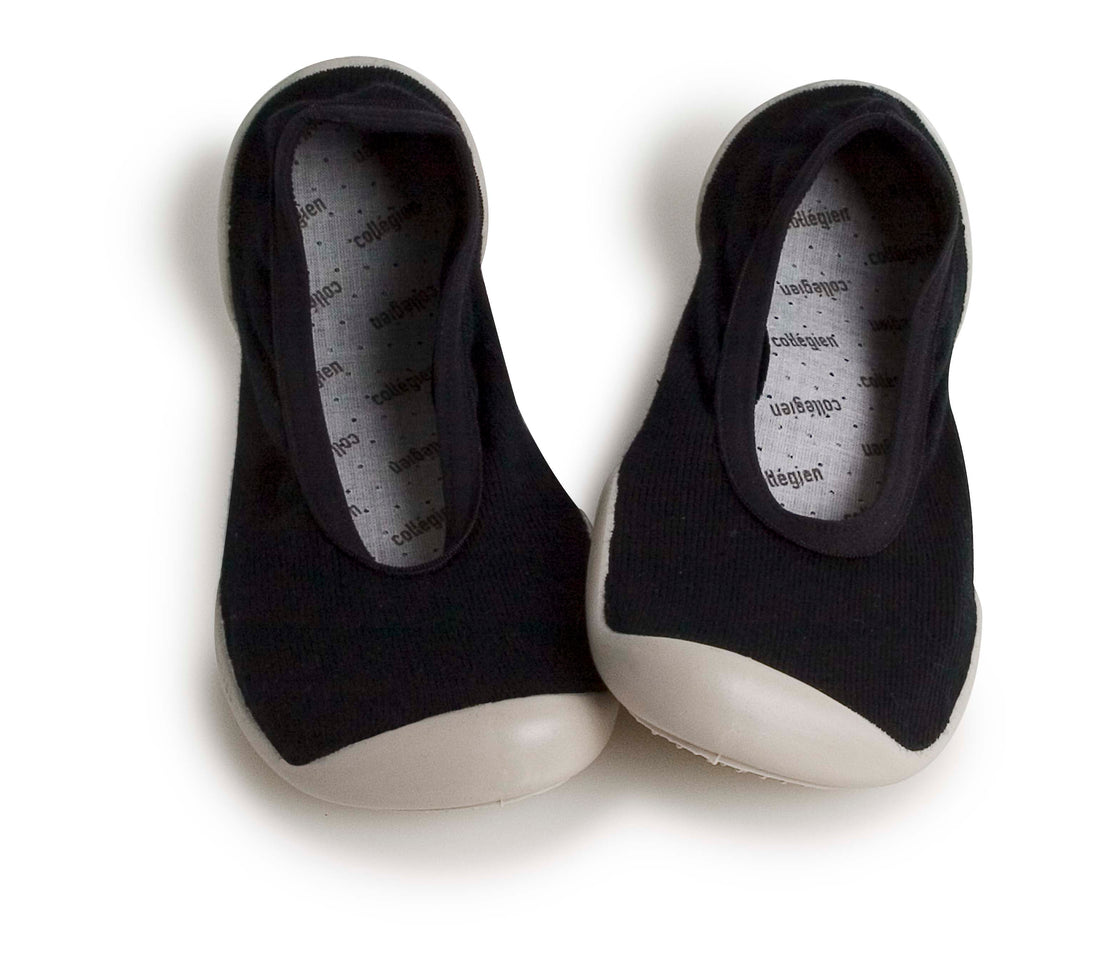 Collegien Black Is Black Ballerina Slippers